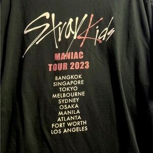 Stray Kids Maniac World Tour 2023 Graphic T-Shirt Size XL